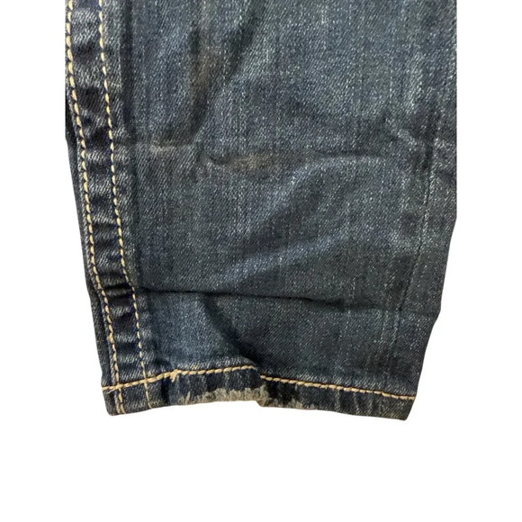 Miss Me Skinny Jeans Bedazzled Glam Fleur De Lis Jeans, Size 27. Pre-Owned. - Picture 5 of 11